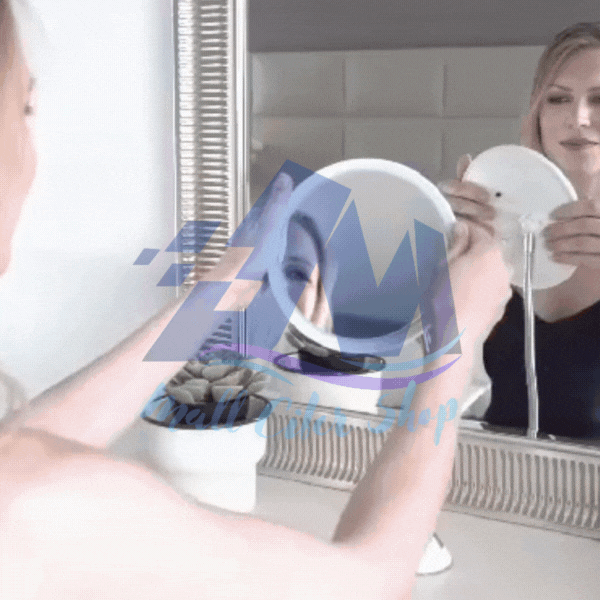 FlexiMirror 360°™ Espejo de maquillaje con zoom x10