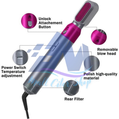SmoothBlow Pro / Cepillo Alisador Secador 5 en 1